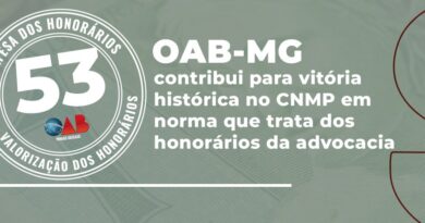 OAB-MG contribui para vitória histórica no CNMP em norma que trata dos honorários da advocacia