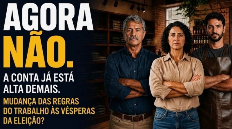Comércio, serviços e turismo fazem apelo para que PEC do fim da escala 6×1 não seja votada antes das eleições 